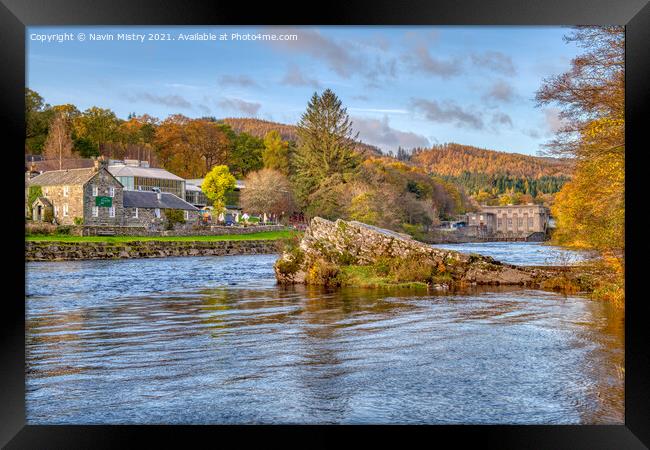 A view of Port-Na-Craig, Pitlochry Framed Print by Navin Mistry