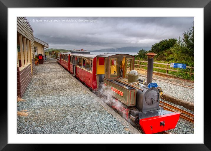 Isle of Mull Railway (Balmory Express)  Framed Mounted Print by Navin Mistry