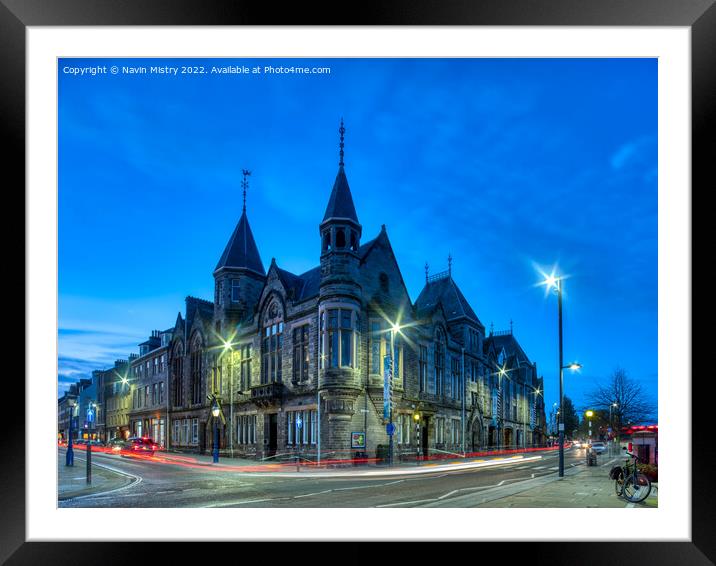 The Municipal Buildings Perth, Scotland  Framed Mounted Print by Navin Mistry