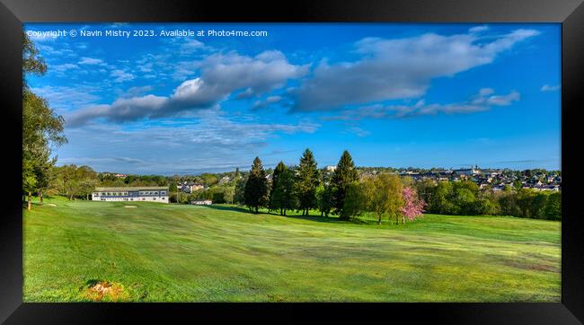 Craigie Hill Golf Club, Perth Framed Print by Navin Mistry