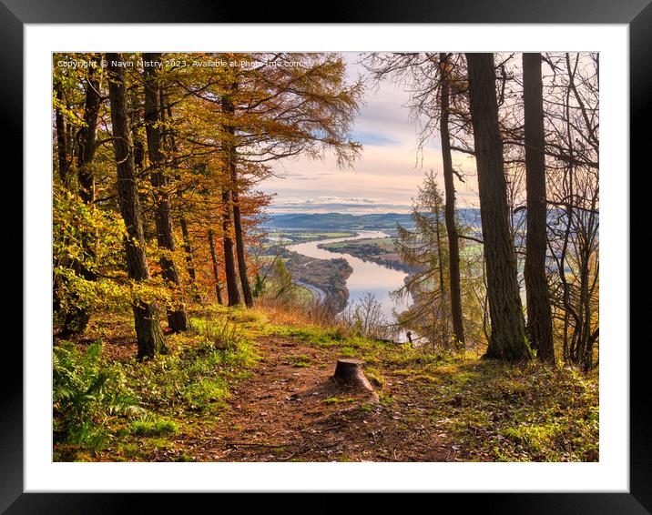 Kinnoull Hill View Point  Framed Mounted Print by Navin Mistry