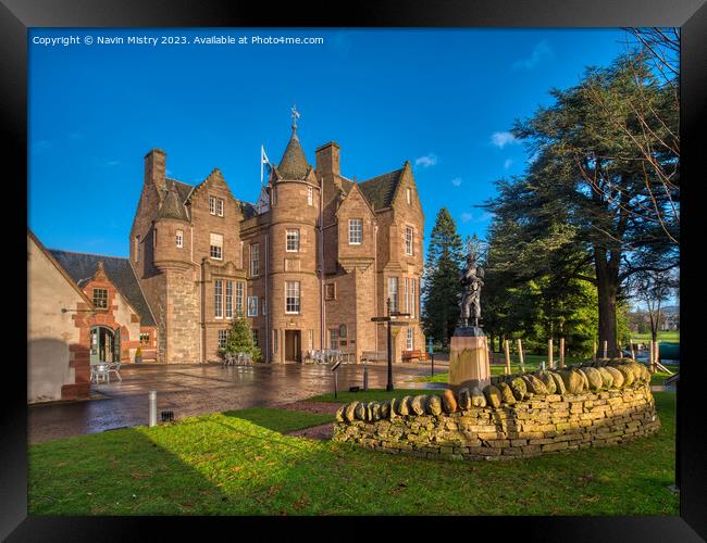 Balhousie Castle and Black Watch Museum, Perth Framed Print by Navin Mistry
