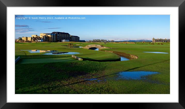 The Old Course St. Andrews, Fife  Framed Mounted Print by Navin Mistry