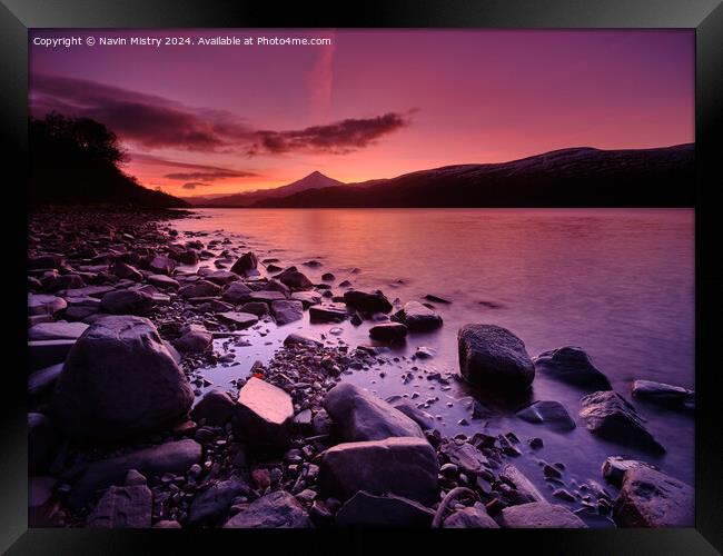Schiehallion and Loch Rannoch Sunrise  Framed Print by Navin Mistry