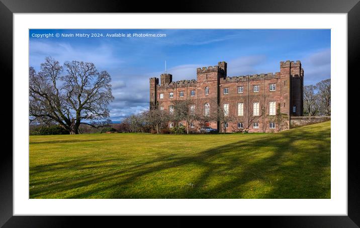 Scone Palace, Perth Framed Mounted Print by Navin Mistry