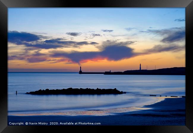 Aberdeen Beach Sunrise  Framed Print by Navin Mistry