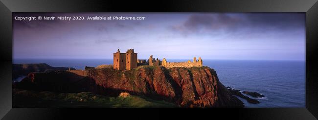 Dunnottar Castle, Stonehaven, Aberdeenshire Framed Print by Navin Mistry