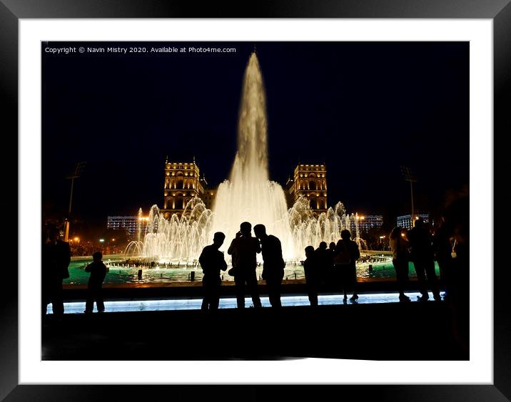 Baku Azerbaijan   Framed Mounted Print by Navin Mistry