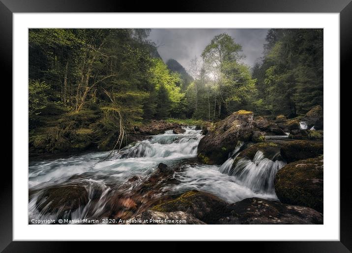 Feeling the Mood Framed Mounted Print by Manuel Martin