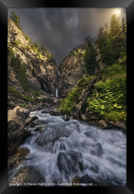 South of the Thunderstorm Framed Print by Manuel Martin