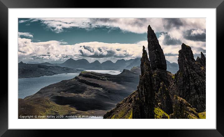 The Isle of Skye 'The Imposing Old Man' Framed Mounted Print by KJArt 