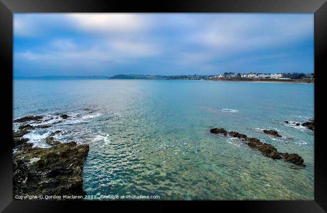 Falmouth Bay, Cornwall Framed Print by Gordon Maclaren