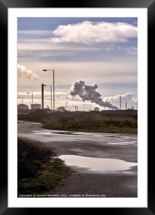 Port Talbot Steelworks, South Wales Framed Mounted Print by Gordon Maclaren