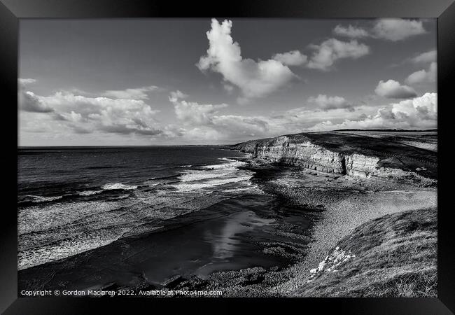 Dunraven Bay on the Glamorgan Heritage Coast, South Wales Framed Print by Gordon Maclaren