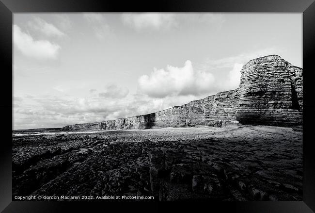 Nash Point and the Glamorgan Heritage Coast Framed Print by Gordon Maclaren