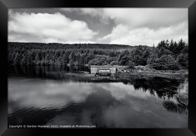 Cantref Reservoir, Brecon Beacons, Wales Framed Print by Gordon Maclaren
