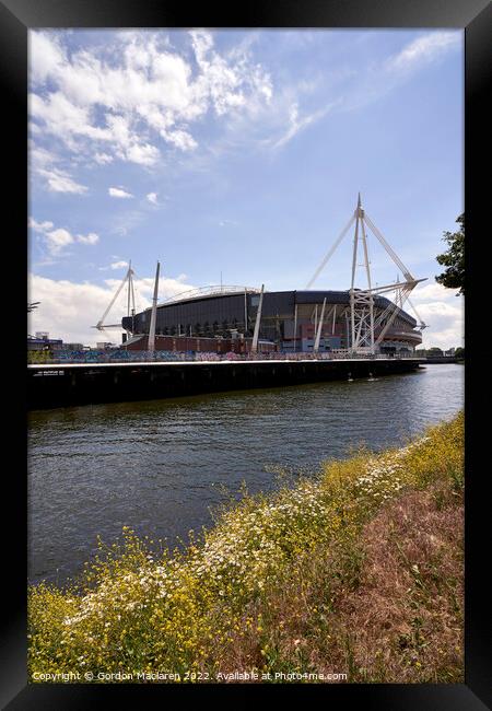 The Principality Stadium, Cardiff, Wales, UK   Framed Print by Gordon Maclaren