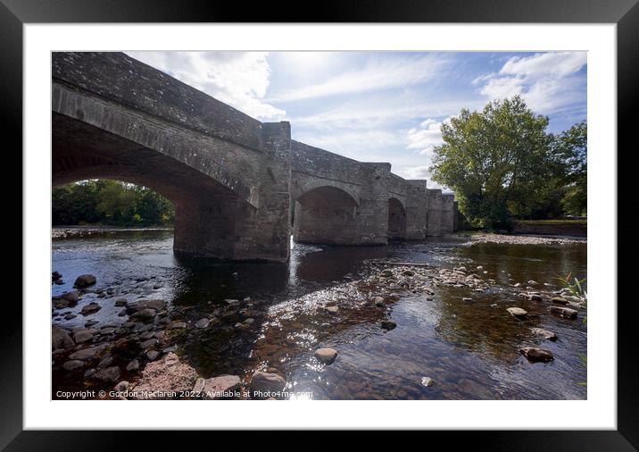 Crickhowell Bridge, Brecon Beacons Framed Mounted Print by Gordon Maclaren