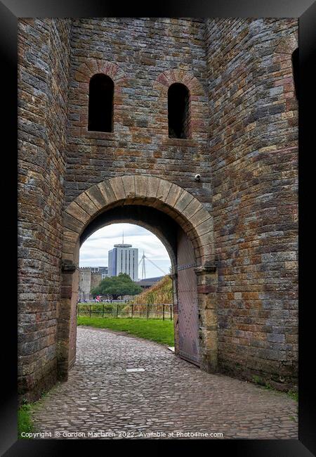 Cardiff Castle, South Wales Framed Print by Gordon Maclaren