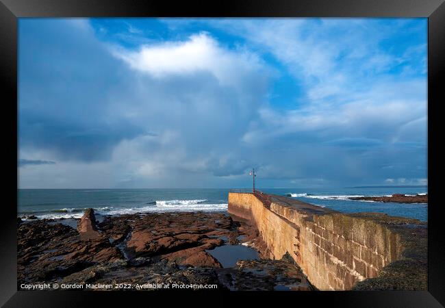 Beautiful Cornish Sunrise, Porthleven Framed Print by Gordon Maclaren