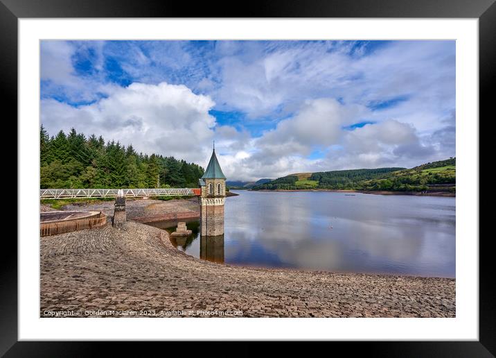 Pontsticill Reservoir. Brecon Beacons, South Wales Framed Mounted Print by Gordon Maclaren