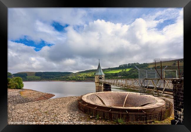 Pontsticill Reservoir. Brecon Beacons, South Wales Framed Print by Gordon Maclaren