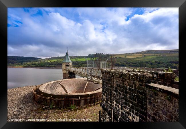 Pontsticill Reservoir. Brecon Beacons, South Wales  Framed Print by Gordon Maclaren