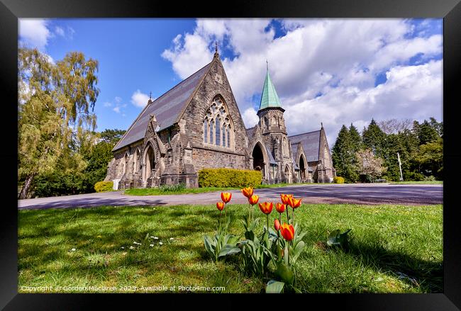 Cathays Chapel, Cathays Cemetery, Cardiff Framed Print by Gordon Maclaren