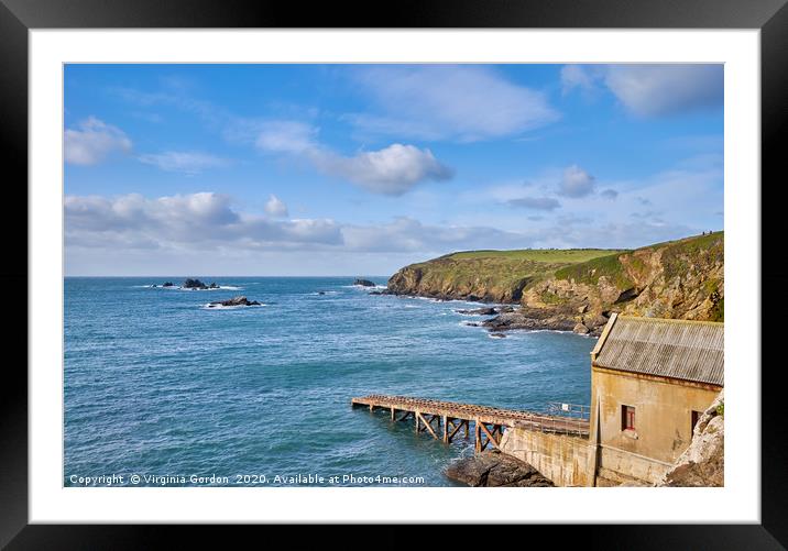 Polpear Cove Lifeboat Station Framed Mounted Print by Gordon Maclaren