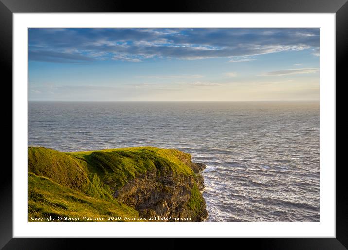 Witches Point, Dunraven Bay Framed Mounted Print by Gordon Maclaren