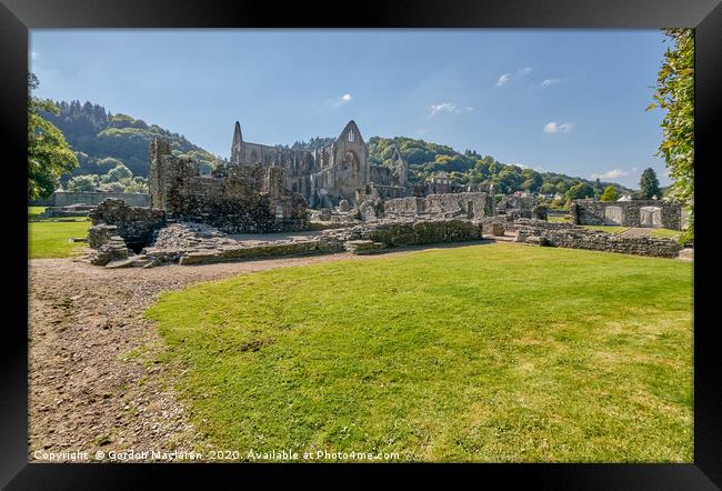 Tintern Abbey South Wales Framed Print by Gordon Maclaren