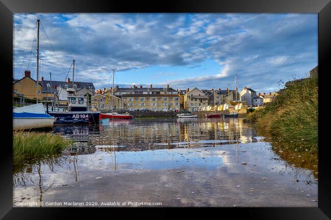 Aberystwyth Harbour Framed Print by Gordon Maclaren