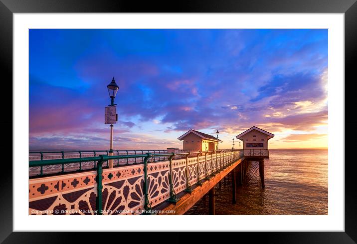 Beautiful Winter Sunrise Framed Mounted Print by Gordon Maclaren