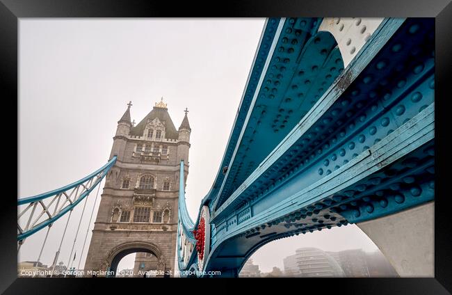 Tower Bridge London  Framed Print by Gordon Maclaren