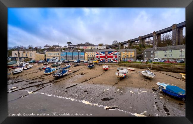 The Union Inn Saltash Framed Print by Gordon Maclaren