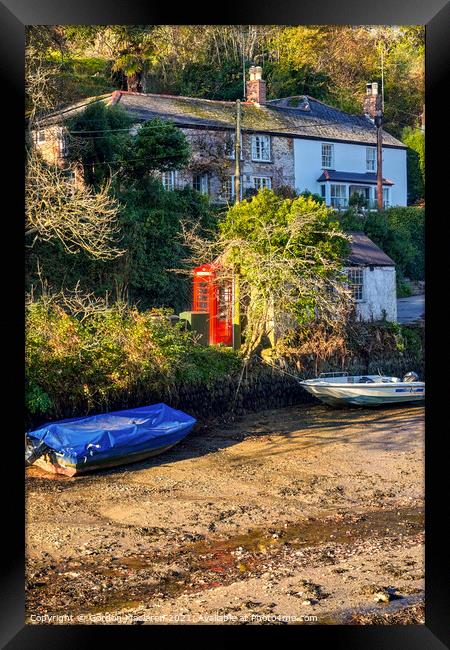 Helford village, Cornwall, England Framed Print by Gordon Maclaren