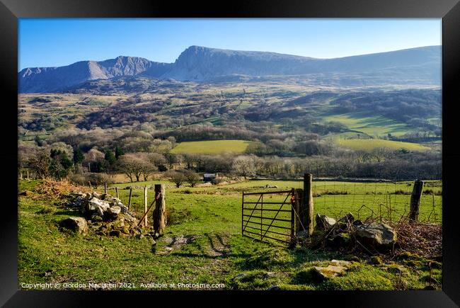 Cadair Idris mountain Snowdonia Framed Print by Gordon Maclaren