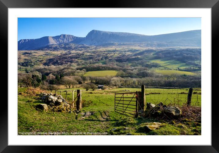 Cadair Idris mountain Snowdonia Framed Mounted Print by Gordon Maclaren