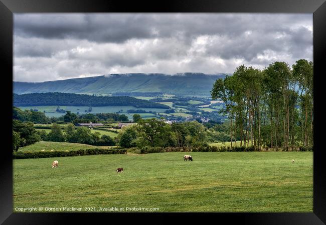 Hay Bluff, the Black Mountains, Wales Framed Print by Gordon Maclaren