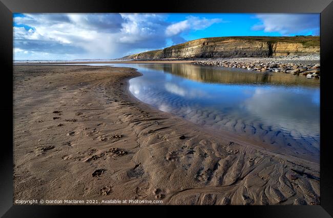 Southerndown Beach, Vale of Glamorgan Heritage Coast Framed Print by Gordon Maclaren