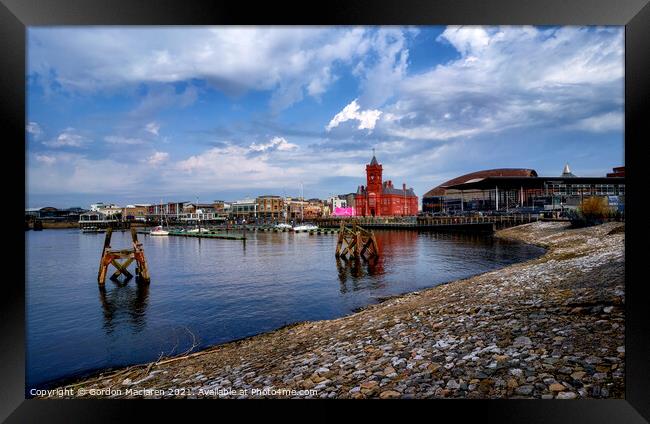 Cardiff Bay, South Wales Framed Print by Gordon Maclaren