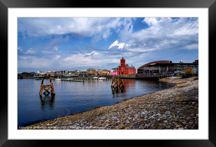 Cardiff Bay, South Wales Framed Mounted Print by Gordon Maclaren