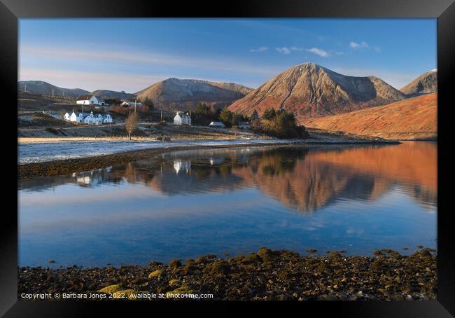 Loch Ainort and Luib, Isle of Skye Scotland Framed Print by Barbara Jones