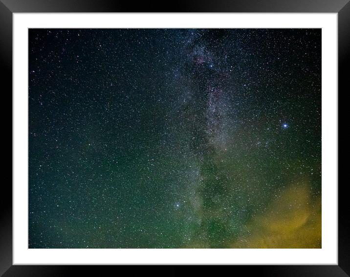 The Milky Way Framed Mounted Print by Emma Dickson