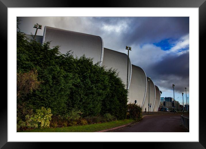 SEC Armadillo Venue (Clyde Auditorium) In Glasgow, Framed Mounted Print by Alexey Rezvykh