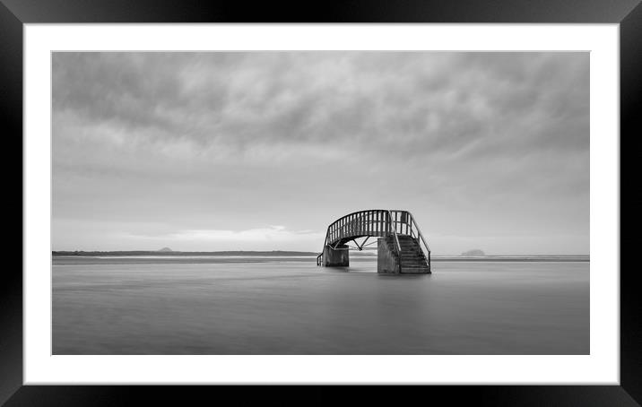 The Bridge to Nowhere Framed Mounted Print by Steven Lennie