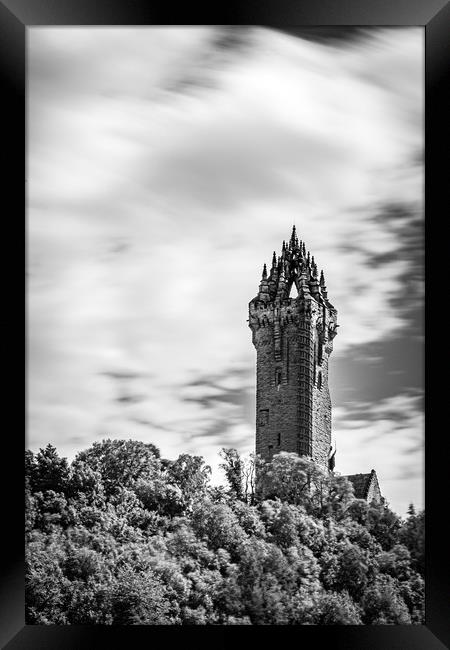 The Wallace Monument  Framed Print by Steven Lennie