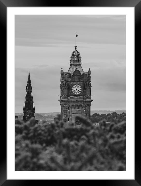 The Balmoral clock tower  Framed Mounted Print by Steven Lennie
