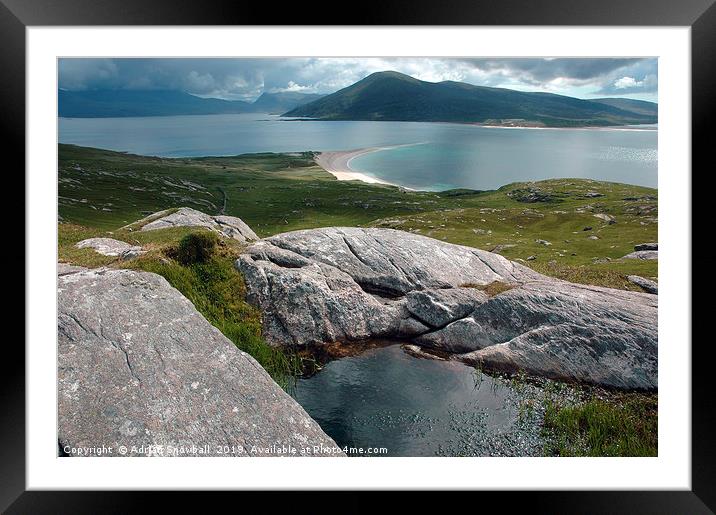 The Corran Ra, Taransay Framed Mounted Print by Adrian Snowball