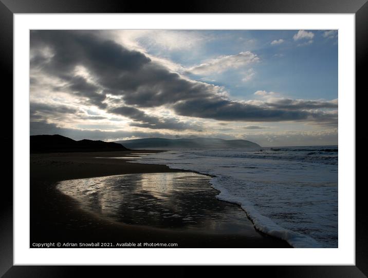 Mull of Kintyre Framed Mounted Print by Adrian Snowball